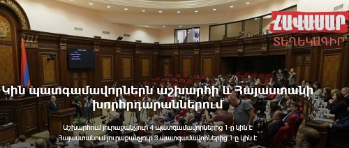 Կին պատգամավորներն աշխարհի և Հայաստանի խորհրդարաններում